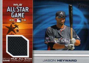 2010 Topps Update - All-Star Stitches #AS-JHE Jason Heyward Front